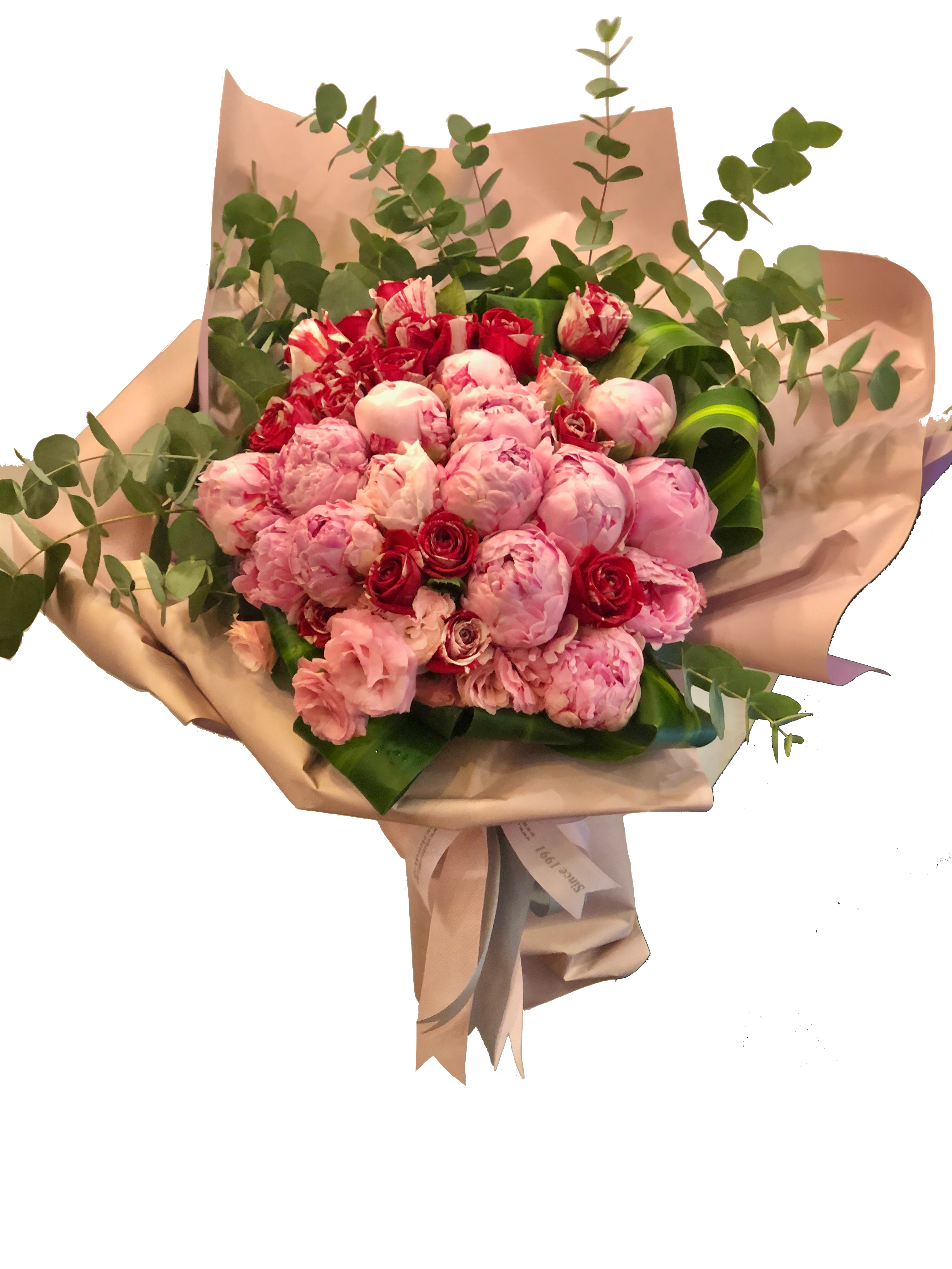 Peonies with Roses Bouquet