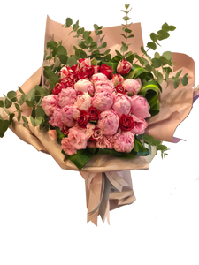 Peonies with Roses Bouquet